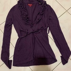 Merona Purple Cardigan